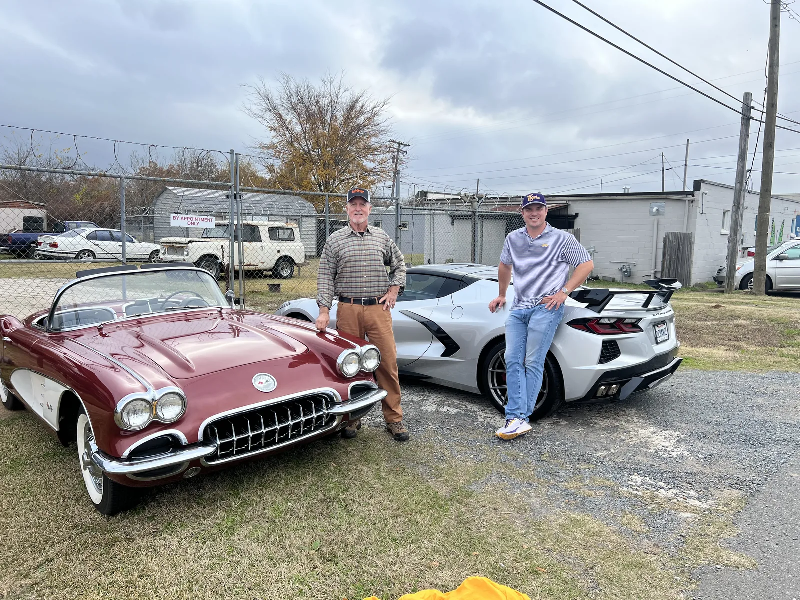The family with two of the cars